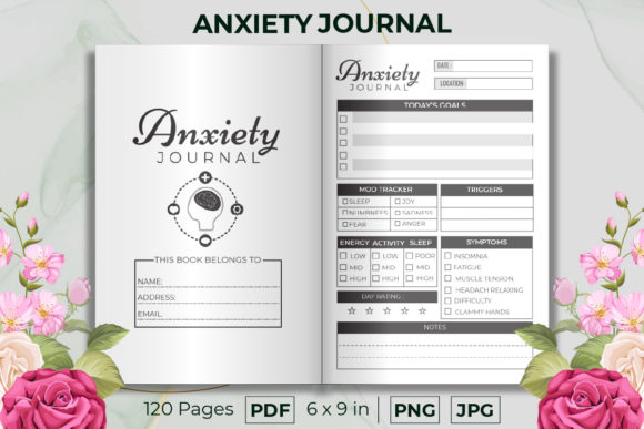 How an Anxiety Journal Tracker Book Graphic Can Anchor Your Mental Wellness Workflow