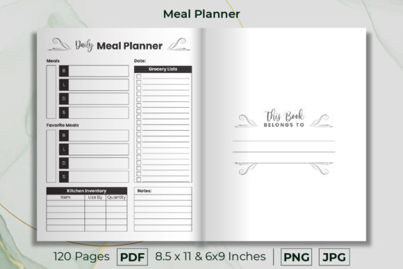 Introducing Meal Planner KDP Interior V3