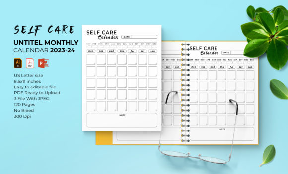 Introducing the 2023 - 2024 Monthly Planner Interior