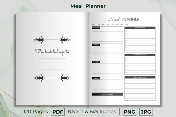 Organizing Success: The Power of the Meal Planner KDP Interior V2