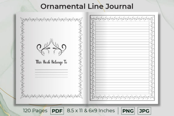 Ornamental Composition Line Journal V6: A Creative Tool for Organized Expression