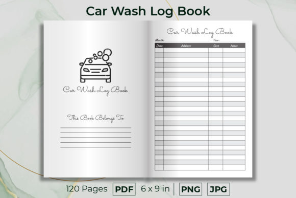 The Car Wash Log Book and Checklist KDP: Your Digital Toolkit for Vehicle Maintenance
