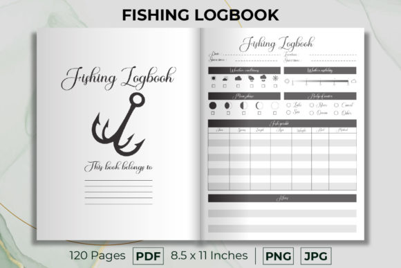 The Complete Fishing Logbook KDP Interior Journal