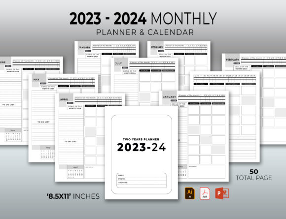 The Ultimate Guide to Your Perfect 2023-2024 Monthly Planner Calendar