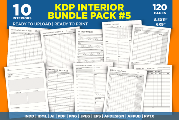 Unlocking Organization and Productivity: A Deep Dive into the KDP Interior Bundle Pack 5